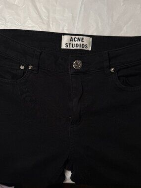 Acne Studios Skin 5 Silver Blue Skinny Jeans – Women's SZ 25/32